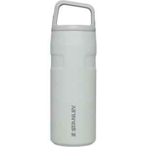 Stanley IceFlow Cap and Carry Water Bottle | Wide Mouth Twist Lid | Lightweight & Leakproof for Travel & Sports | Insulated Stainless Steel | BPA-Free(Fog Glimmer)