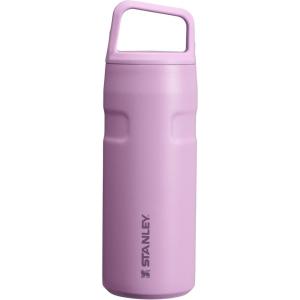 Stanley IceFlow Cap and Carry Water Bottle | Wide Mouth Twist Lid | Lightweight & Leakproof for Travel & Sports | Insulated Stainless Steel | BPA-Free(Lilac)