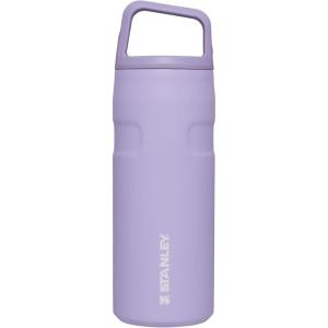 Stanley IceFlow Cap and Carry Water Bottle | Wide Mouth Twist Lid | Lightweight & Leakproof for Travel & Sports | Insulated Stainless Steel | BPA-Free(Lavender)