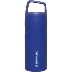 Stanley IceFlow Cap and Carry Water Bottle | Wide Mouth Twist Lid | Lightweight & Leakproof for Travel & Sports | Insulated Stainless Steel | BPA-Free(Lapis)