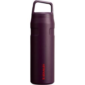 Stanley IceFlow Cap and Carry Water Bottle | Wide Mouth Twist Lid | Lightweight & Leakproof for Travel & Sports | Insulated Stainless Steel | BPA-Free(Plum)