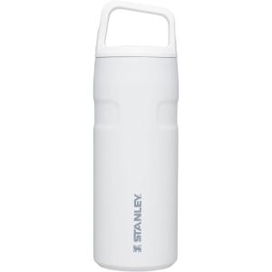 Stanley IceFlow Cap and Carry Water Bottle | Wide Mouth Twist Lid | Lightweight & Leakproof for Travel & Sports | Insulated Stainless Steel | BPA-Free(Polar)