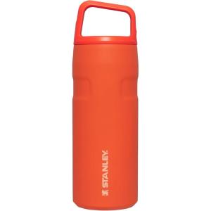 Stanley IceFlow Cap and Carry Water Bottle | Wide Mouth Twist Lid | Lightweight & Leakproof for Travel & Sports | Insulated Stainless Steel | BPA-Free(Tigerlily)