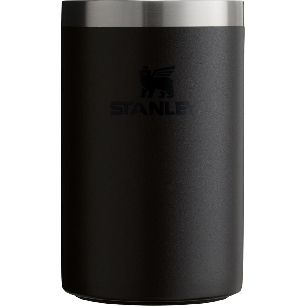 imageStanley Everyday Can Cooler Cup Beer Seltzers Soda and Energy Drinks Doubles as Tumbler Insulated Stainless Steel Drink Holder BPAFreeBlack 20