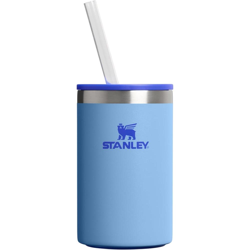 imageStanley Everyday Can Cooler Cup Beer Seltzers Soda and Energy Drinks Doubles as Tumbler Insulated Stainless Steel Drink Holder BPAFreeBlue Sky