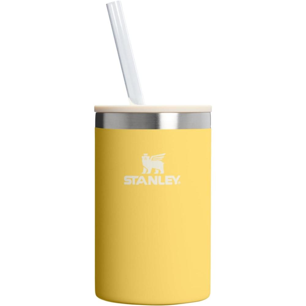 imageStanley Everyday Can Cooler Cup  Beer Seltzers Soda and Energy Drinks  Doubles as Tumbler  Insulated Stainless Steel Drink Holder  BPAFreeDaffodil