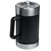 STANLEY Classic Stay-Hot French Press Coffee Maker 48 oz | 5 Minute Brew, 4 Hours Hot | Mesh Filter for Coffee Grounds | Insulated Stainless Steel French Press | BPA-Free | Black 2.0(Black 2.0)