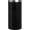 Stanley Everyday Can Cooler Cup | Beer, Seltzers, Soda, and Energy Drinks | Doubles as Tumbler | Insulated Stainless Steel Drink Holder | BPA-Free(Black 2.0)