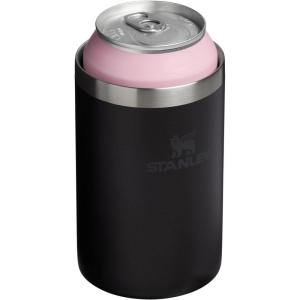 Stanley Everyday Can Cooler Cup | Beer, Seltzers, Soda, and Energy Drinks | Doubles as Tumbler | Insulated Stainless Steel Drink Holder | BPA-Free(Matte Black)