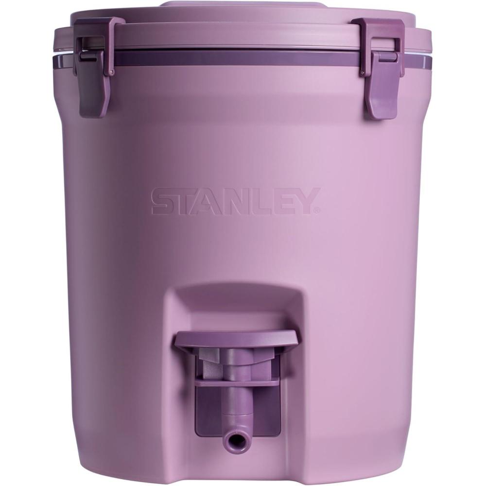 imageStanley Adventure Fast Flow Water Jug 2 Gallon Leakproof Ice Water Dispenser Insulated Beverage Cooler Easy Pour Spigot and Latched Foam Lid BPAFreeLilac