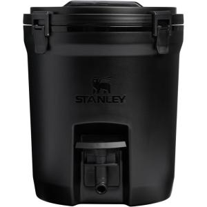 Stanley Adventure Fast Flow Water Jug 2 Gallon | Leakproof Ice Water Dispenser | Insulated Beverage Cooler | Easy Pour Spigot and Latched Foam Lid | BPA-Free(Black 2.0)
