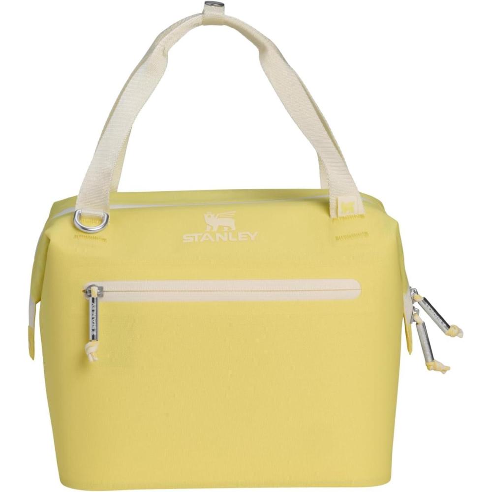 imageStanley All Day Julienne Mini Soft Cooler Bag and Lunch Box 74 Quarts  10 Can Cooler with Handles and Strap  Stays Cold for Hours  Insulated Travel Bag with Zipper  BPAFree  Soft OrchidDaffodil