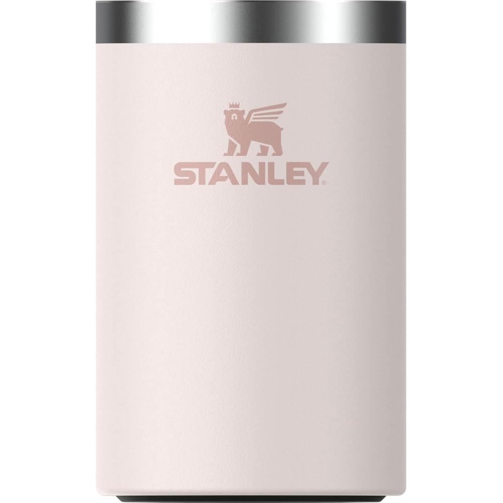 imageStanley Everyday Can Cooler Cup 10 oz  Beer Seltzers Soda and Energy Drinks  Doubles as Tumbler  Insulated Stainless Steel Drink Holder  BPAFree  Rose Quartz