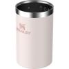 Stanley Everyday Can Cooler Cup 10 oz | Beer, Seltzers, Soda, and Energy Drinks | Doubles as Tumbler | Insulated Stainless Steel Drink Holder | BPA-Free | Rose Quartz