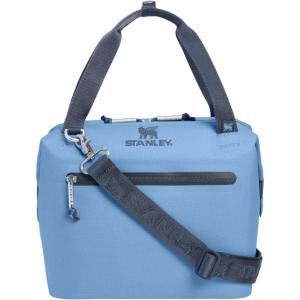 Stanley All Day Julienne Mini Soft Cooler Bag and Lunch Box 7.4 Quarts | 10 Can Cooler with Handles and Strap | Stays Cold for Hours | Insulated Travel Bag with Zipper | BPA-Free | Soft Orchid(Blue Sky)