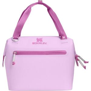 Stanley All Day Julienne Mini Soft Cooler Bag and Lunch Box 7.4 Quarts | 10 Can Cooler with Handles and Strap | Stays Cold for Hours | Insulated Travel Bag with Zipper | BPA-Free | Soft Orchid(Soft Orchid)
