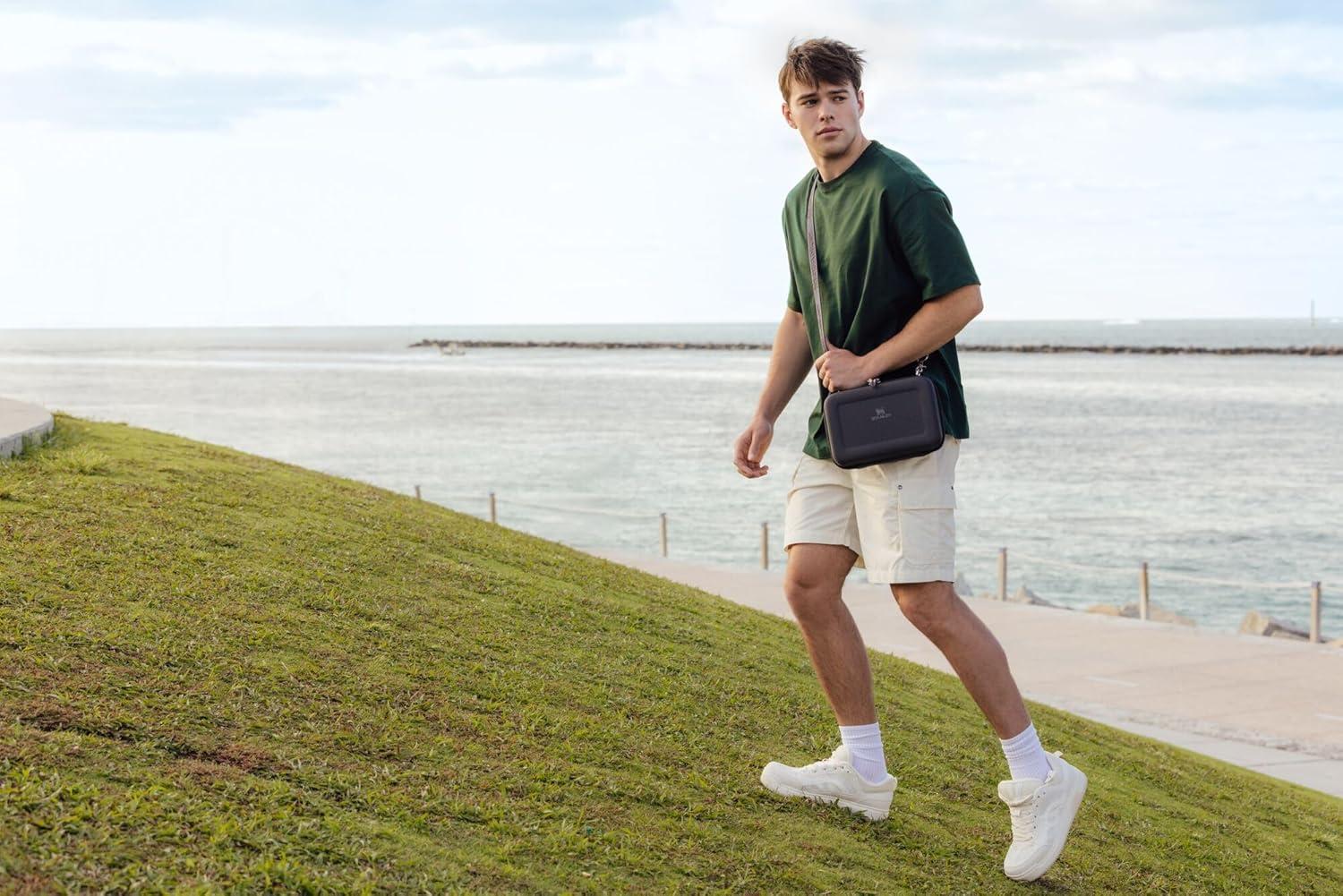 imageSTANLEY All Day Midi Lunch Box 42quart EVA Insulated Lunch Bag Crush Resistant Adjustable Strap BPAFree Purple DustDaffodil