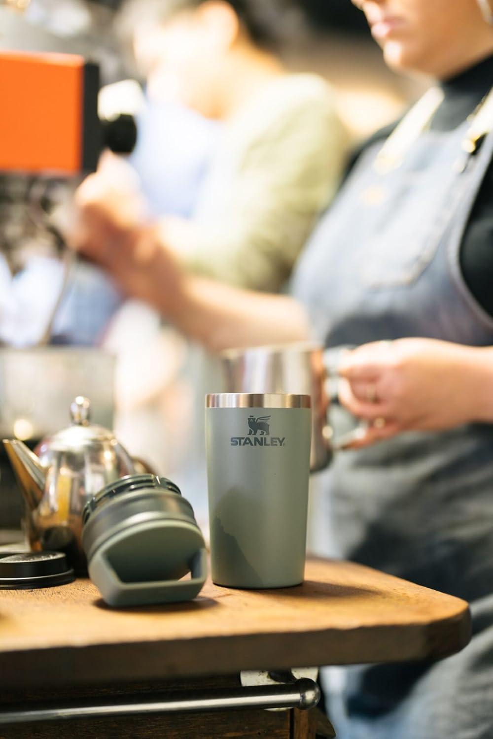 imageSTANLEY Cafe To Go Travel Mug 20 oz Leakproof TwoPart Drink Through Lid Tumbler Cup for Coffee Tea and Drinks Insulated Stainless Steel Coffee Mug BPAFree Toast