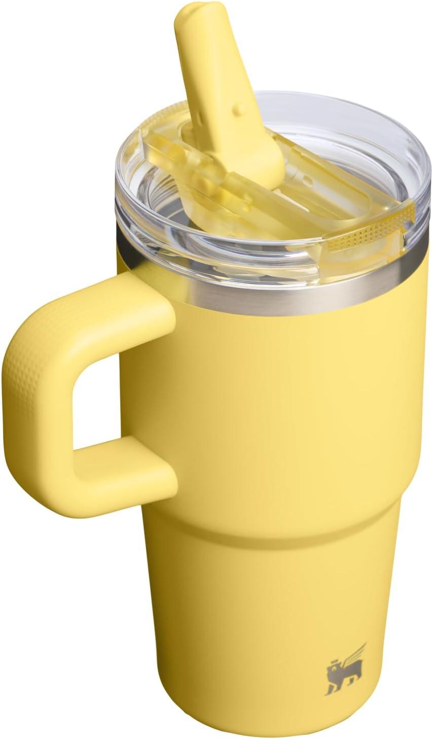imageSTANLEY Quencher ProTour Flip Straw Tumbler with Leakproof Lid BuiltIn Straw amp Handle Cupholder Compatible for Travel Insulated Stainless Steel Cup BPAFreeDaffodil