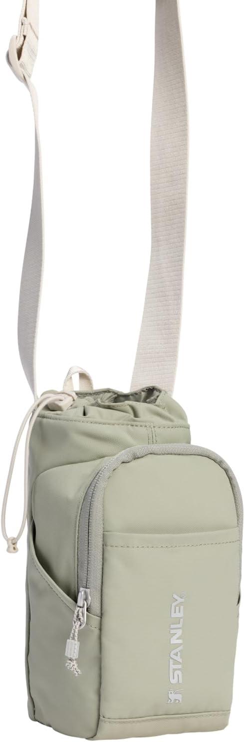 imageSTANLEY Vitalize Macro Method Tote Gym Work amp Travel Bag with Laptop Sleeve Expandable Bottom Compartment Tumbler amp Water Bottle Pockets Durable Recycled Fabric BlackSage Grey