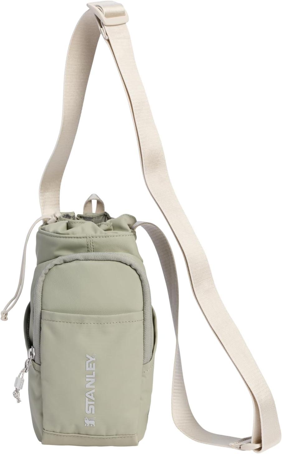 imageSTANLEY Vitalize Macro Method Tote Gym Work amp Travel Bag with Laptop Sleeve Expandable Bottom Compartment Tumbler amp Water Bottle Pockets Durable Recycled Fabric BlackSage Grey