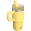 STANLEY Quencher ProTour Flip Straw Tumbler with Leakproof Lid | Built-In Straw & Handle | Cupholder Compatible for Travel | Insulated Stainless Steel Cup | BPA-Free(Daffodil)