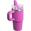 STANLEY Quencher ProTour Flip Straw Tumbler with Leakproof Lid | Built-In Straw & Handle | Cupholder Compatible for Travel | Insulated Stainless Steel Cup | BPA-Free(Dark Blossom)