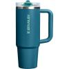 STANLEY Quencher ProTour Flip Straw Tumbler with Leakproof Lid | Built-In Straw & Handle | Cupholder Compatible for Travel | Insulated Stainless Steel Cup | BPA-Free(Coastal Teal)