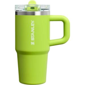 STANLEY Quencher ProTour Flip Straw Tumbler with Leakproof Lid | Built-In Straw & Handle | Cupholder Compatible for Travel | Insulated Stainless Steel Cup | BPA-Free(Chartreuse)