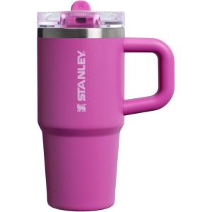 STANLEY Quencher ProTour Flip Straw Tumbler with Leakproof Lid | Built-In Straw & Handle | Cupholder Compatible for Travel | Insulated Stainless Steel Cup | BPA-Free(Dark Blossom)