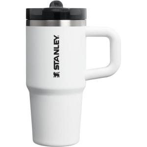 STANLEY Quencher ProTour Flip Straw Tumbler with Leakproof Lid | Built-In Straw & Handle | Cupholder Compatible for Travel | Insulated Stainless Steel Cup | BPA-Free(Chalk)