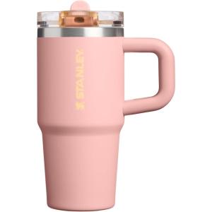 STANLEY Quencher ProTour Flip Straw Tumbler with Leakproof Lid | Built-In Straw & Handle | Cupholder Compatible for Travel | Insulated Stainless Steel Cup | BPA-Free(Peach Rose)